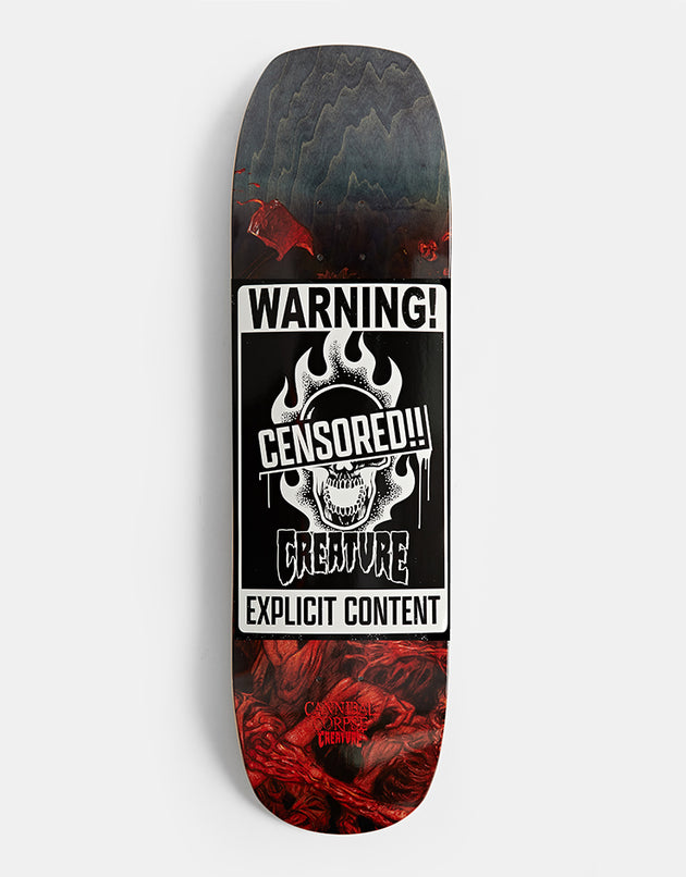 Creature x Cannibal Corpse Chaos Horrific Skateboard Deck - 8.75"