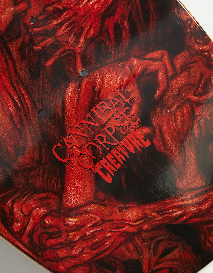 Creature x Cannibal Corpse Chaos Horrific Skateboard Deck - 8.75"