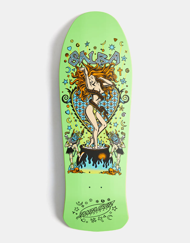 Santa Cruz Salba Witch Doctor Reissue Skateboard Deck - 10.4"