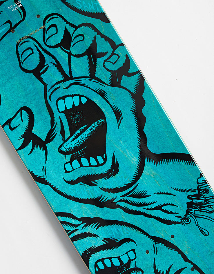 Santa Cruz Crowded Hand ATV  Skateboard Deck - 8.25"