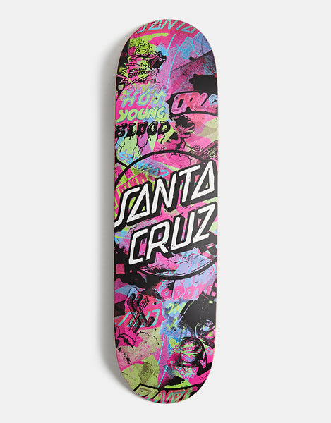 Santa Cruz Cut Collage Skateboard Deck - 8.5