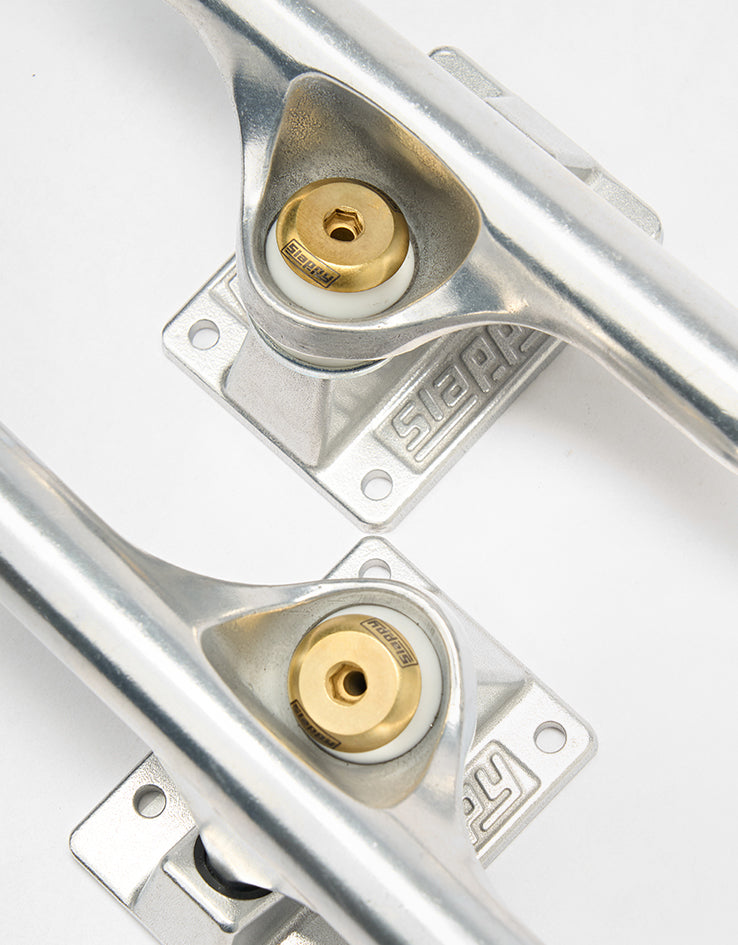 Slappy Inverted Hollow Lights Skateboard Trucks - Polished/Gold (Pair)