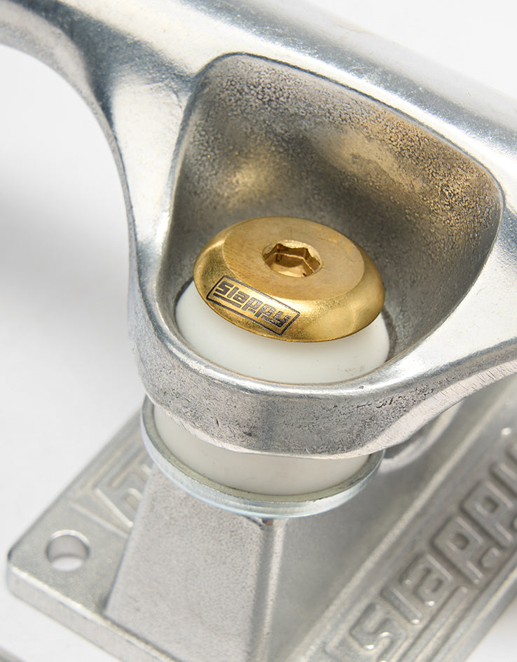 Slappy Inverted Hollow Lights Skateboard Trucks - Polished/Gold (Pair)