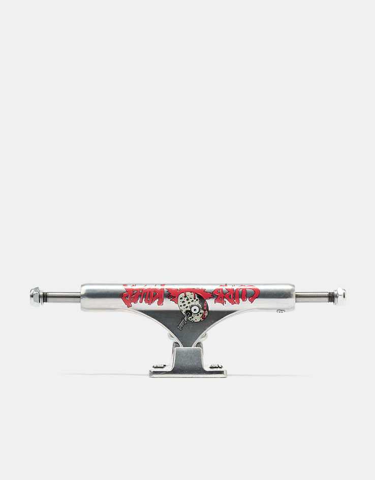 Slappy Curb Killer Hollow Inverted Skateboard Trucks - Polished (Pair)