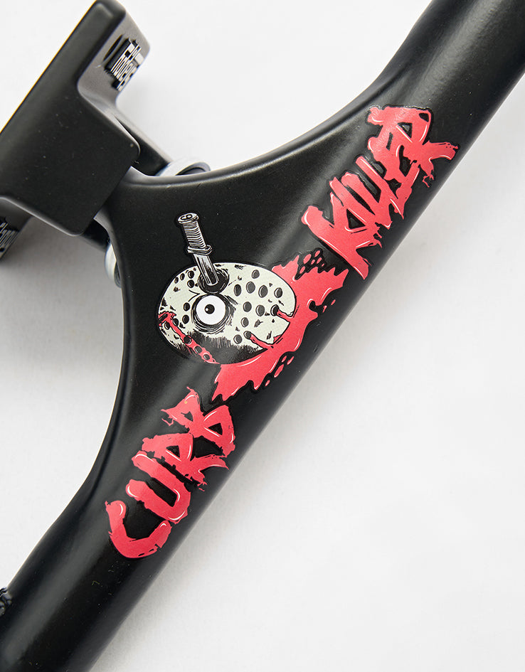 Slappy Curb Killer Hollow Inverted Skateboard Trucks - Matte Black (Pair)