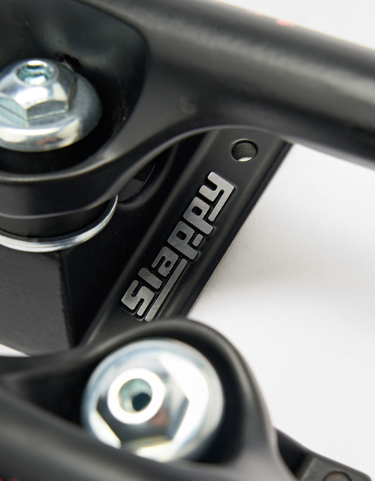 Slappy Curb Killer Hollow Inverted Skateboard Trucks - Matte Black (Pair)