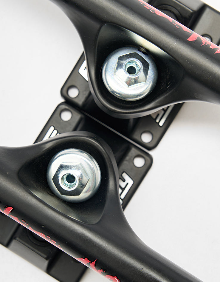 Slappy Curb Killer Hollow Inverted Skateboard Trucks - Matte Black (Pair)