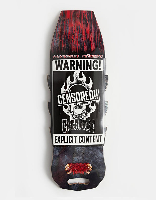 Creature x Cannibal Corpse Vile EXPLICIT Skateboard Deck - 10.56"