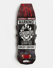Creature x Cannibal Corpse Butchered at Birth EXPLICIT Skateboard Deck - 10.56"