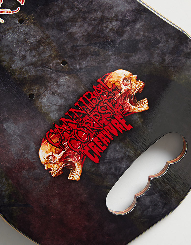 Creature x Cannibal Corpse Butchered at Birth EXPLICIT Skateboard Deck - 10.56"