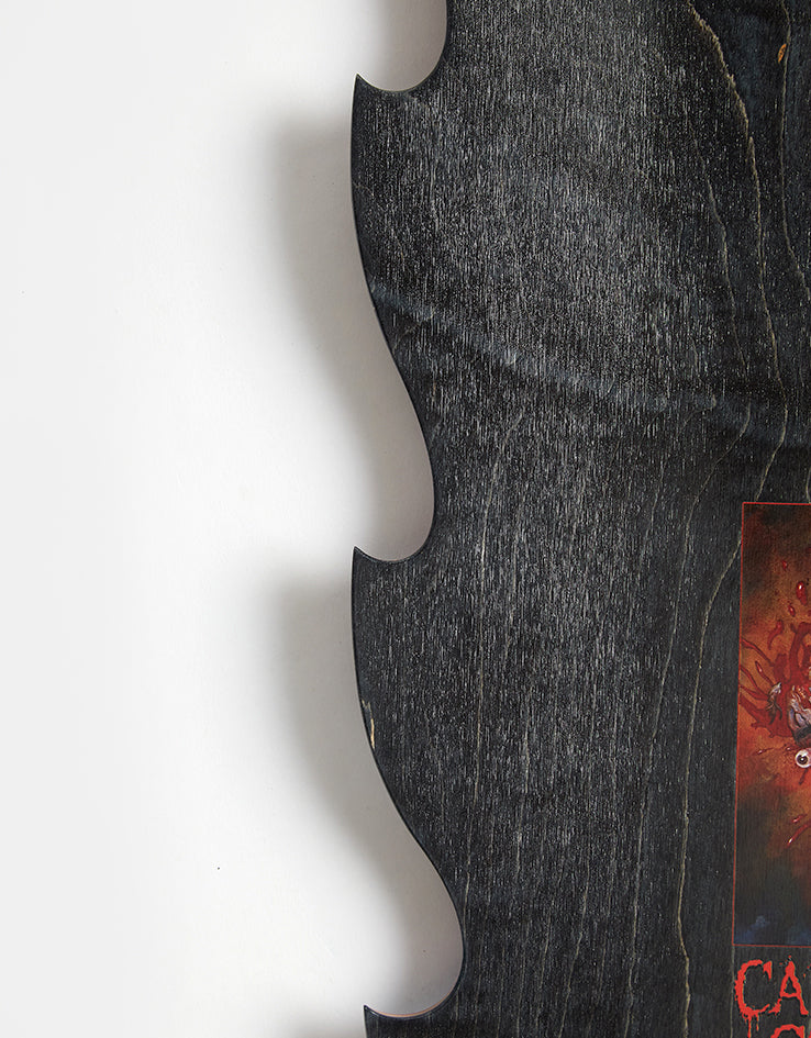 Creature x Cannibal Corpse Butchered at Birth EXPLICIT Skateboard Deck - 10.56"