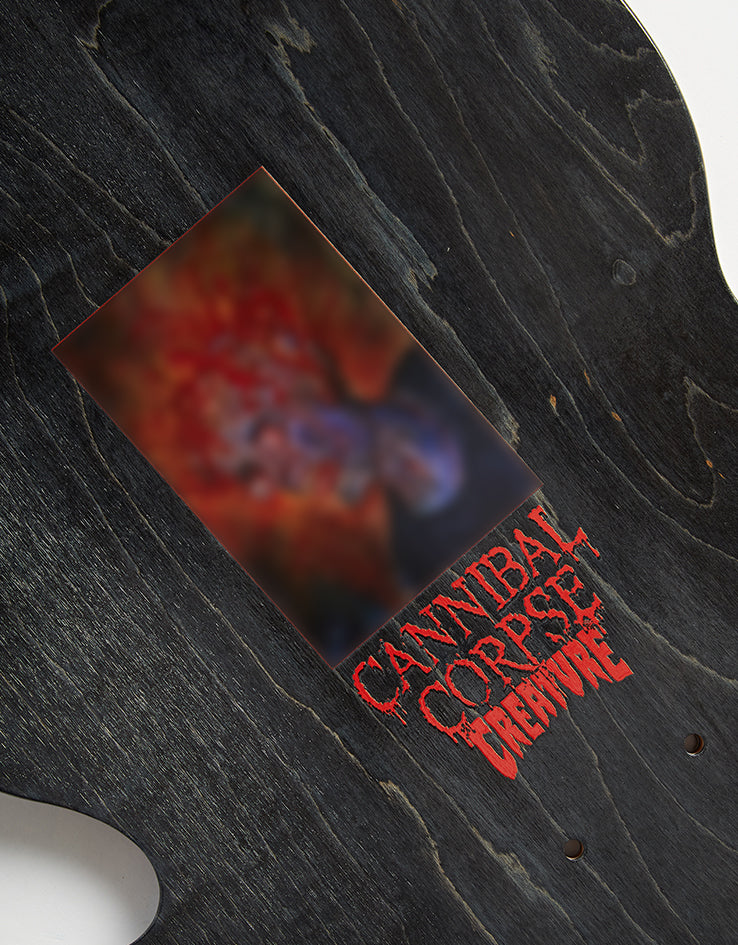 Creature x Cannibal Corpse Butchered at Birth EXPLICIT Skateboard Deck - 10.56"