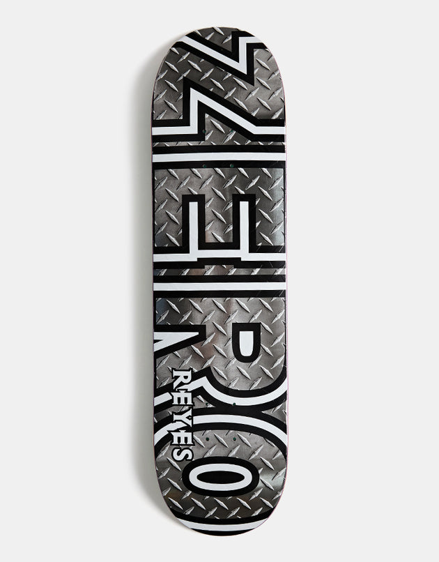 Zero Reyes Diamond Plate Bold Skateboard Deck - 8.25"