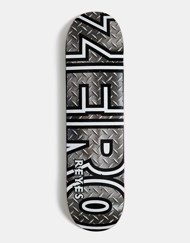 Zero Reyes Diamond Plate Bold Skateboard Deck - 8.25"