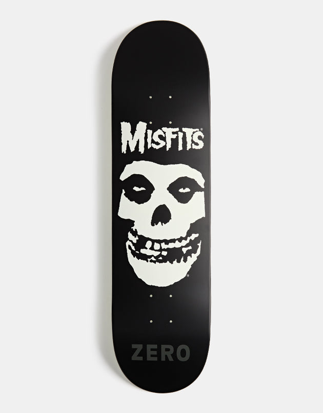 Zero x Misfits Fiend Skull GITD Skateboard Deck - 8.25"