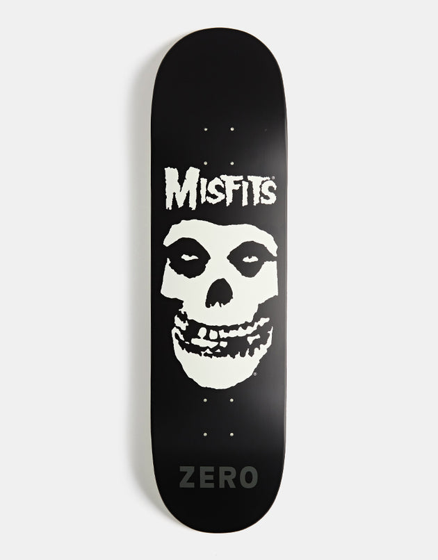 Zero x Misfits Fiend Skull GITD Skateboard Deck - 8.5"
