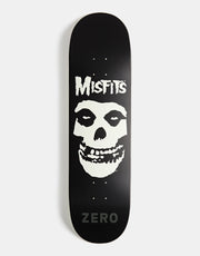 Zero x Misfits Fiend Skull GITD Skateboard Deck - 8.5"