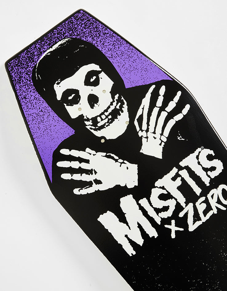 Zero x Misfits Fiend Coffin GITD Skateboard Deck - 9.5"