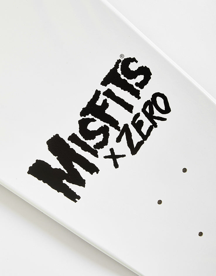 Zero x Misfits Fiend Coffin GITD Skateboard Deck - 9.5"