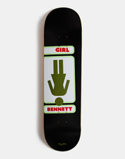 Girl Bennett Oops G027 Skateboard Deck - 8.25"