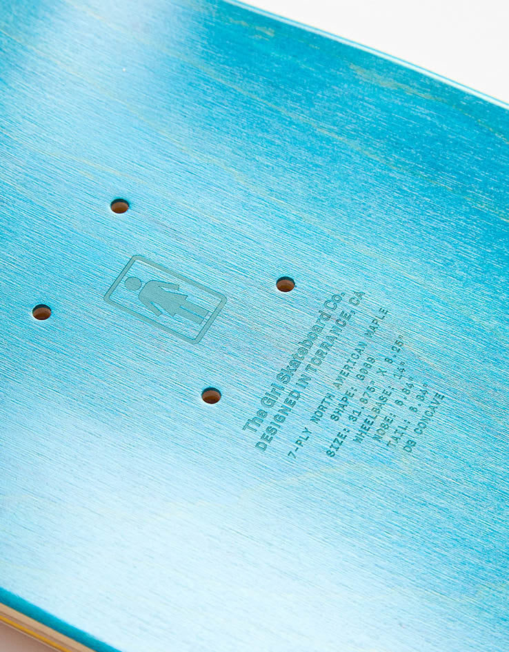 Girl Carroll Oops TWIN TIP G069 Skateboard Deck - 8.25"