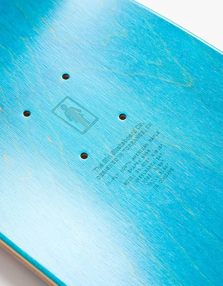 Girl McCrank Oops TWIN TIP G096 Skateboard Deck - 8.5"