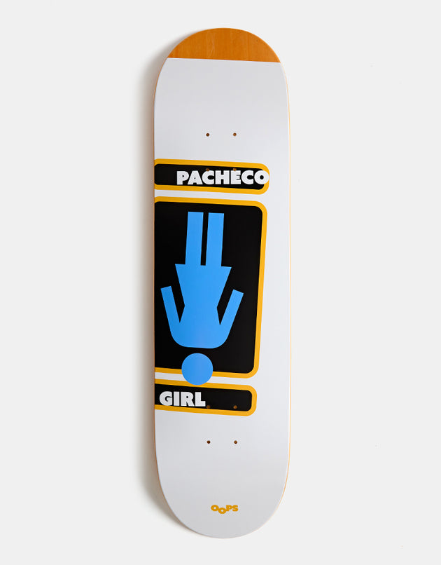 Girl Pacheco Oops G016 Skateboard Deck - 8.375"