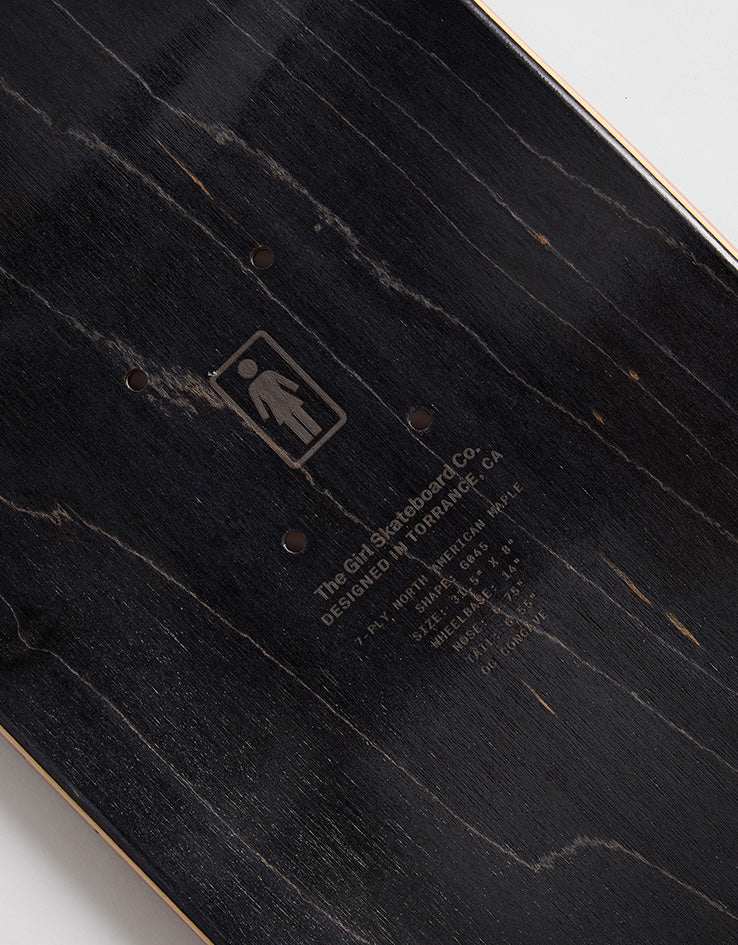 Girl Geering Blood Bath G045 Skateboard Deck - 8"