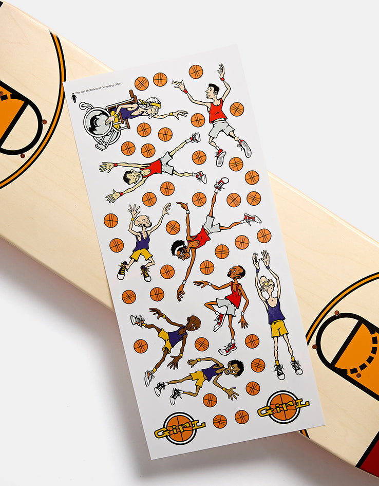 Girl Howard Full Court TWIN TIP G069 Skateboard Deck - 8.25"