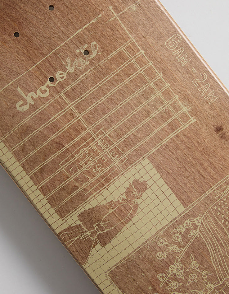G033 Pattern Chocolate Herrera Unearthed Hecox G033 Skateboard Deck - 8.5
