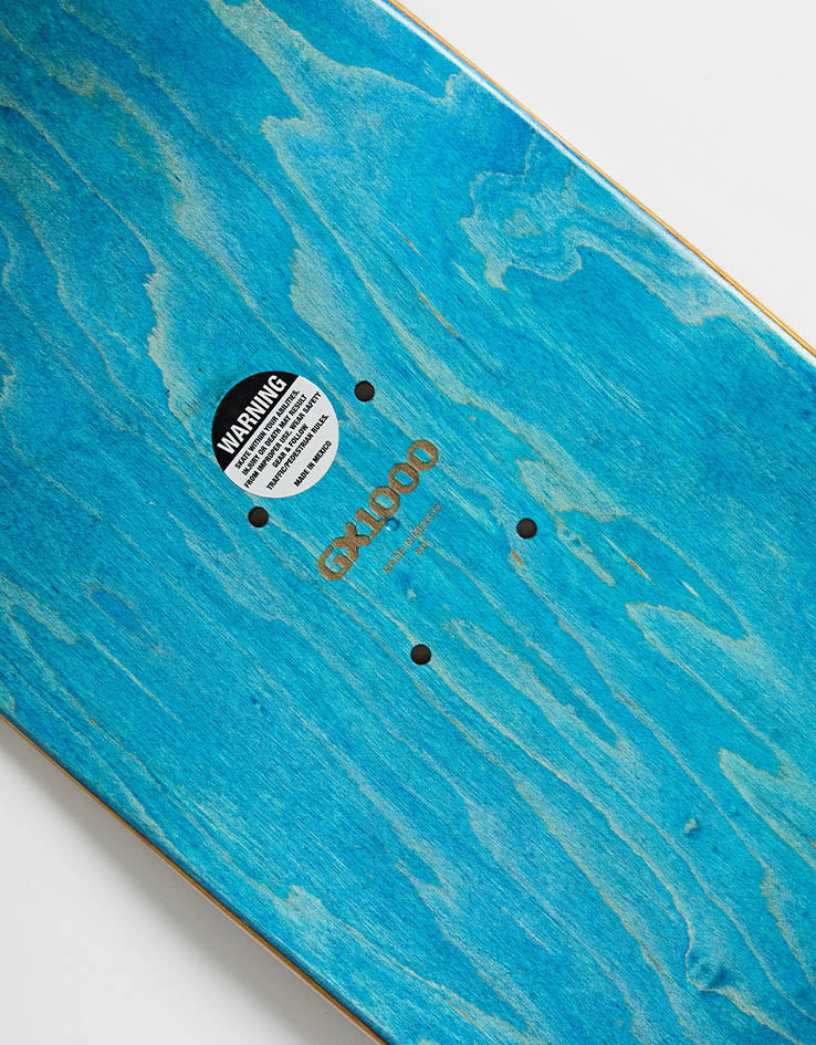 GX1000 OG Logo Camo Skateboard Deck - 8"