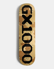 GX1000 OG Logo Camo Skateboard Deck - 8.25"