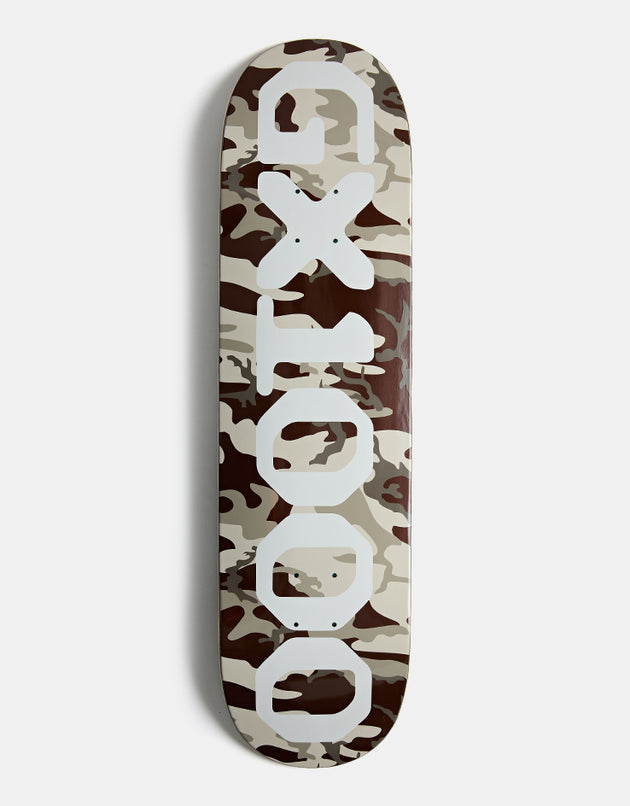 GX1000 OG Logo Camo Skateboard Deck - 8.375"