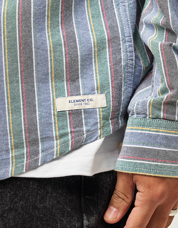 Element Oxford Stripe L/S Shirt - Multi