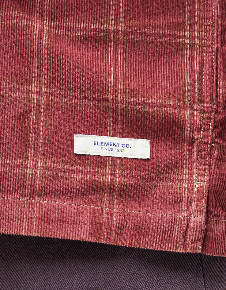 Element Relax S/S Shirt - Nocturne/Oat Corduroy