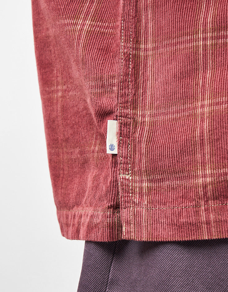 Element Relax S/S Shirt - Nocturne/Oat Corduroy