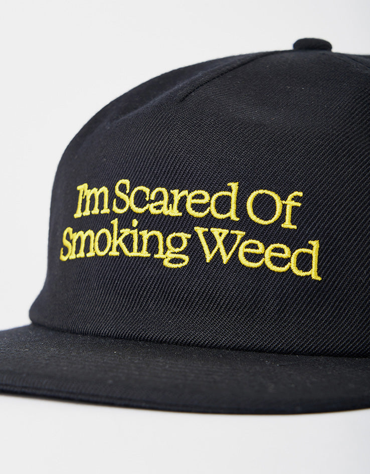 Jacuzzi Unlimited Scared of Smoking Weed Cap - Black