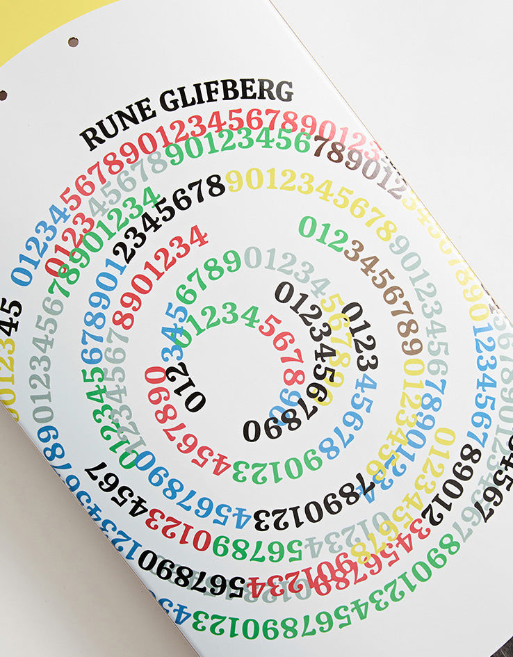 Flip Glifberg Stenograph Skateboard Deck - 8.5"