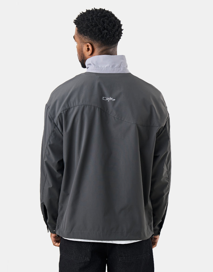 Dime MTL Two Tone Windbreaker - Charcoal