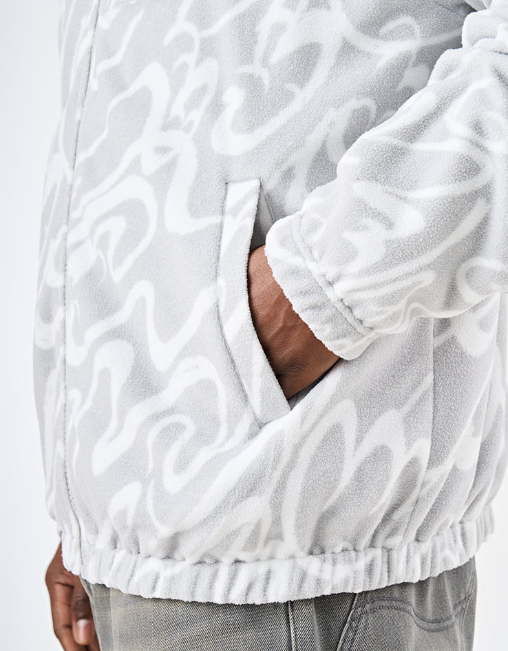 Dime MTL Reversible Chilling Fleece - Granite/Bone