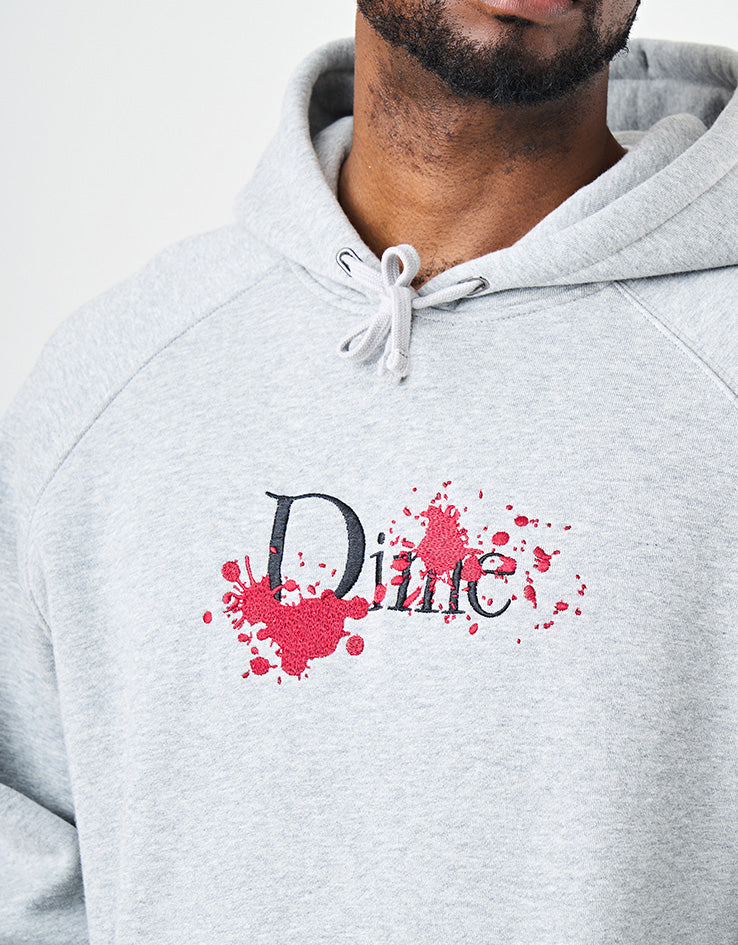 Dime MTL Classic Bloody Midweight Pullover Hoodie - Heather Grey