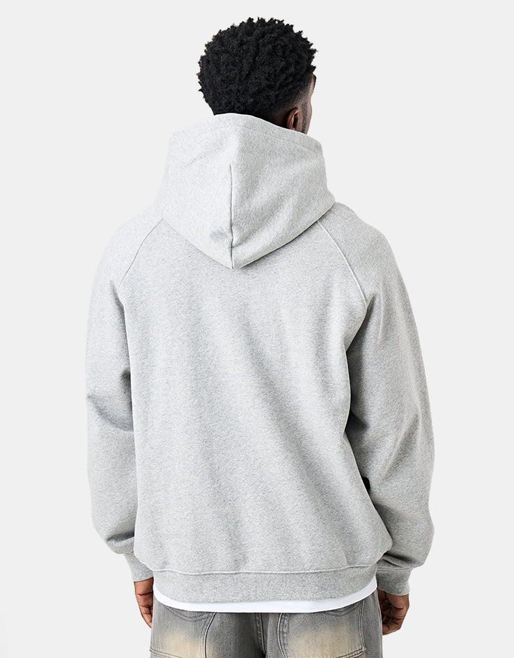 Dime MTL x Quartersnacks Jumble Heavyweight Pullover Hoodie - Heather Grey