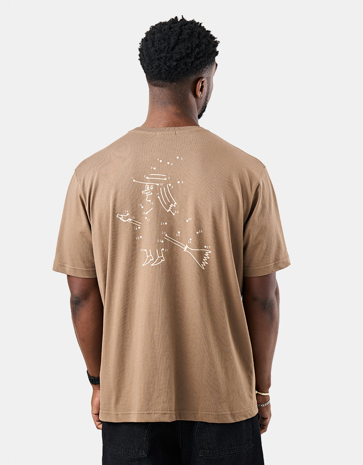 Dime MTL Dots PT2 T-Shirt - Chocolate