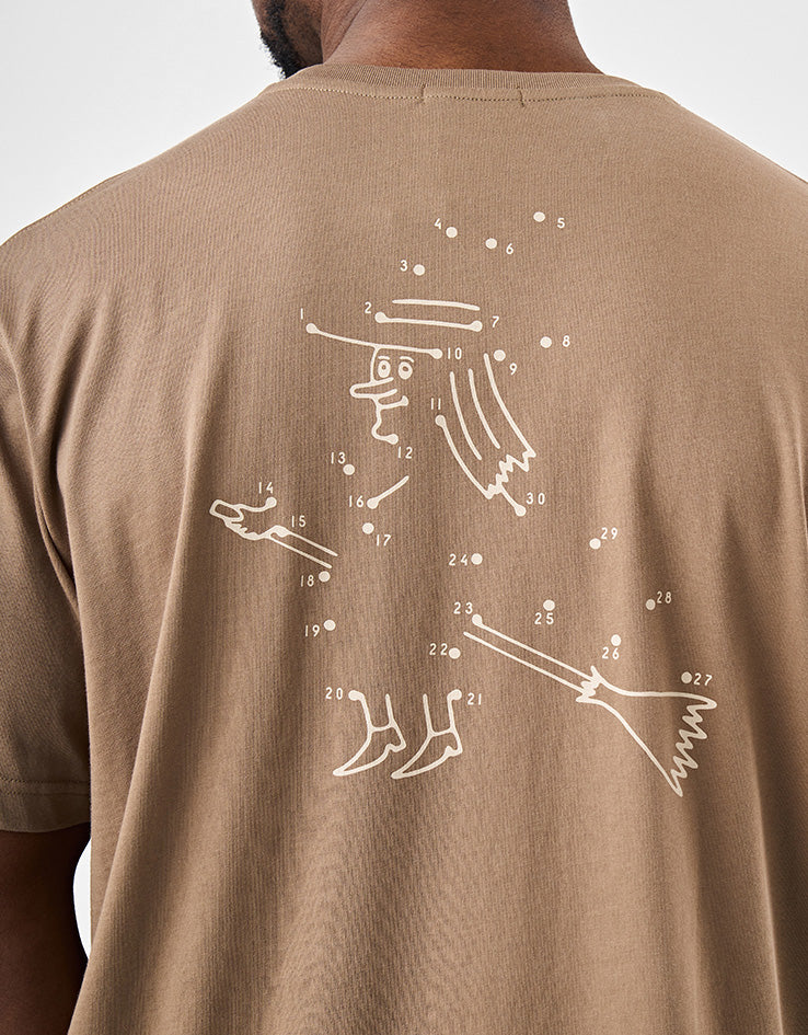 Dime MTL Dots PT2 T-Shirt - Chocolate