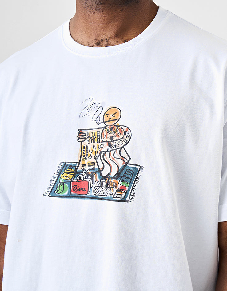 Dime MTL x Quartersnacks Snackman Dealer T-Shirt - White