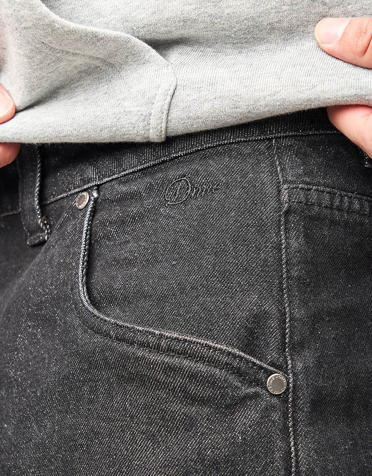 Dime MTL Baggy Denim Pant - Black Washed