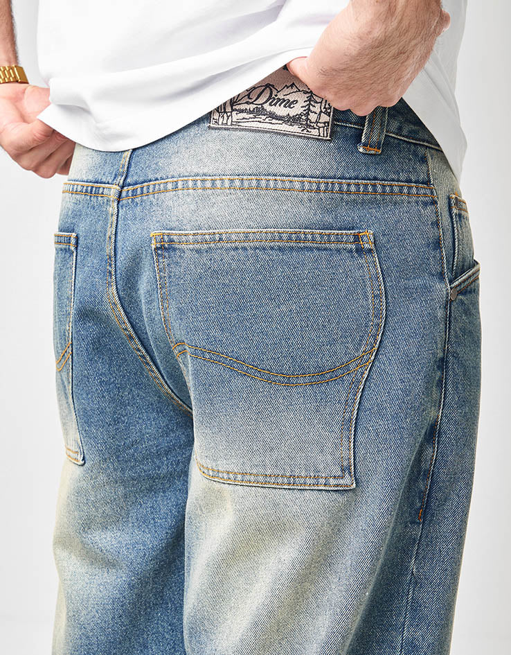 Dime MTL Relaxed Denim Pant - Sandblasted Indigo