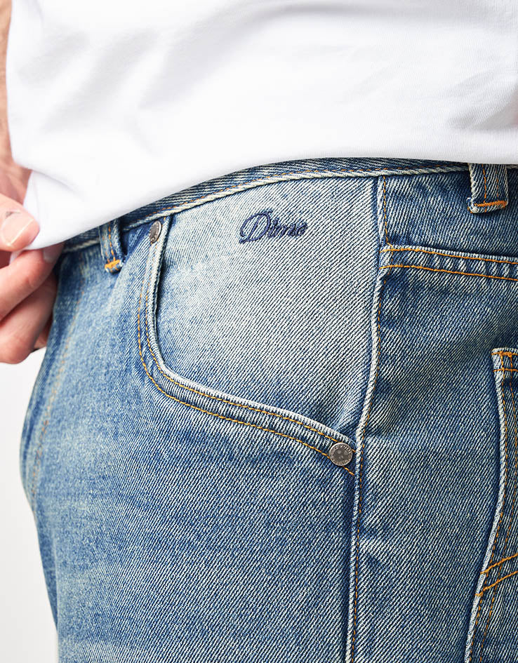 Dime MTL Relaxed Denim Pant - Sandblasted Indigo