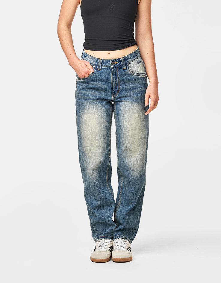Dime MTL Relaxed Denim Pant - Sandblasted Indigo