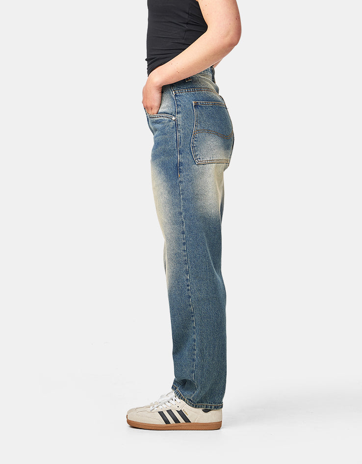 Dime MTL Relaxed Denim Pant - Sandblasted Indigo